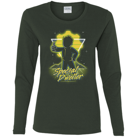 T-Shirts Forest / S Retro Special Dweller Women's Long Sleeve T-Shirt