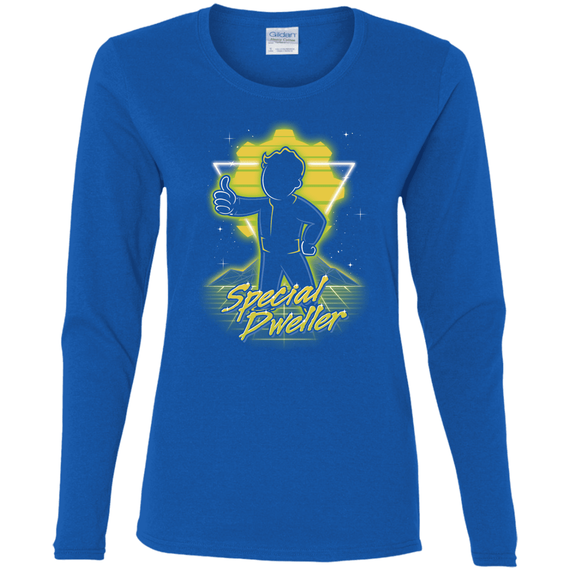 T-Shirts Royal / S Retro Special Dweller Women's Long Sleeve T-Shirt