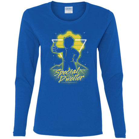 T-Shirts Royal / S Retro Special Dweller Women's Long Sleeve T-Shirt