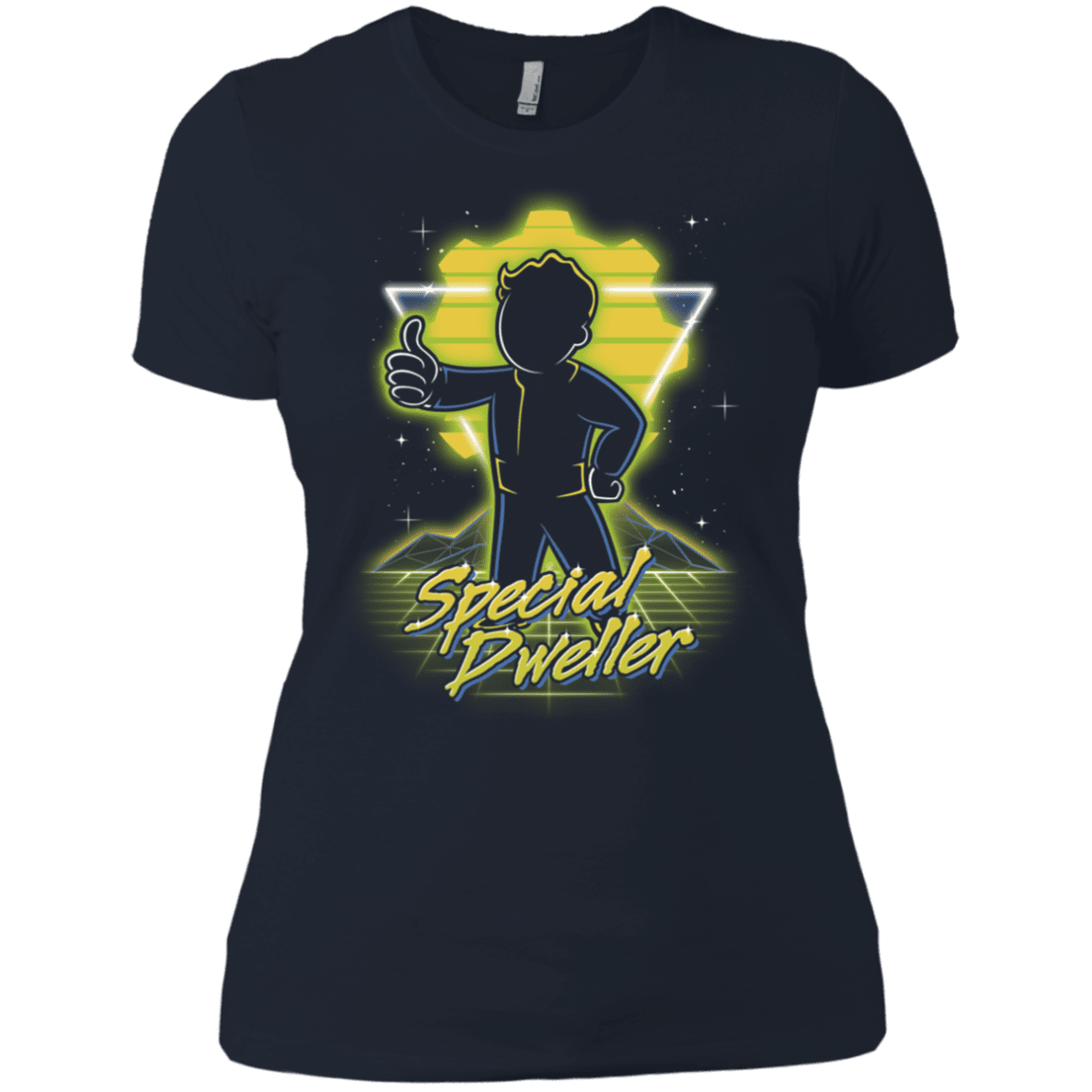 T-Shirts Midnight Navy / X-Small Retro Special Dweller Women's Premium T-Shirt