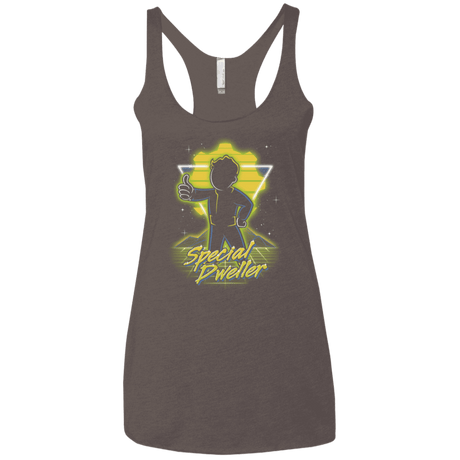 T-Shirts Macchiato / X-Small Retro Special Dweller Women's Triblend Racerback Tank