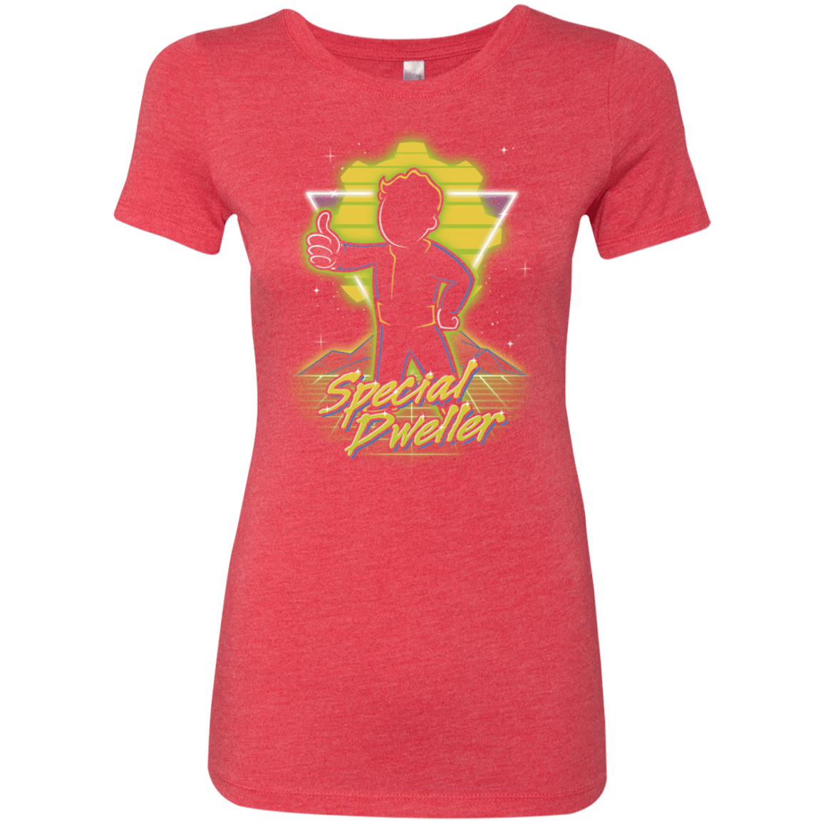T-Shirts Vintage Red / S Retro Special Dweller Women's Triblend T-Shirt