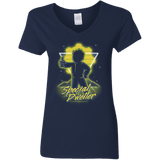 T-Shirts Navy / S Retro Special Dweller Women's V-Neck T-Shirt