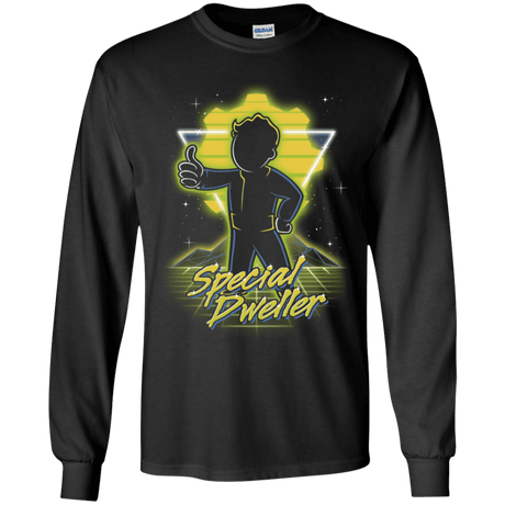 T-Shirts Black / YS Retro Special Dweller Youth Long Sleeve T-Shirt