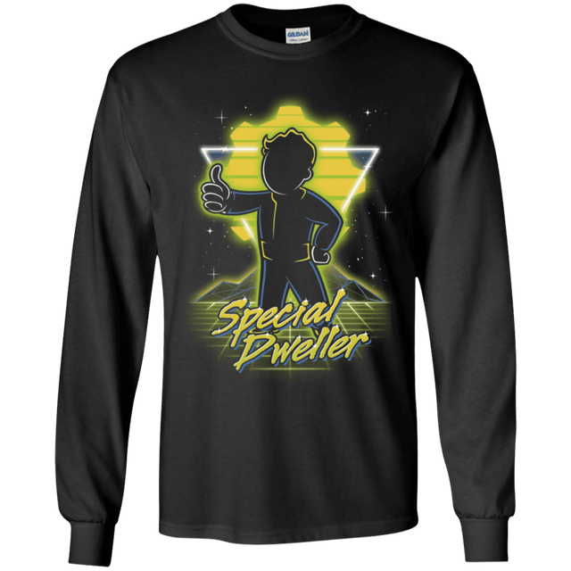 T-Shirts Black / YS Retro Special Dweller Youth Long Sleeve T-Shirt