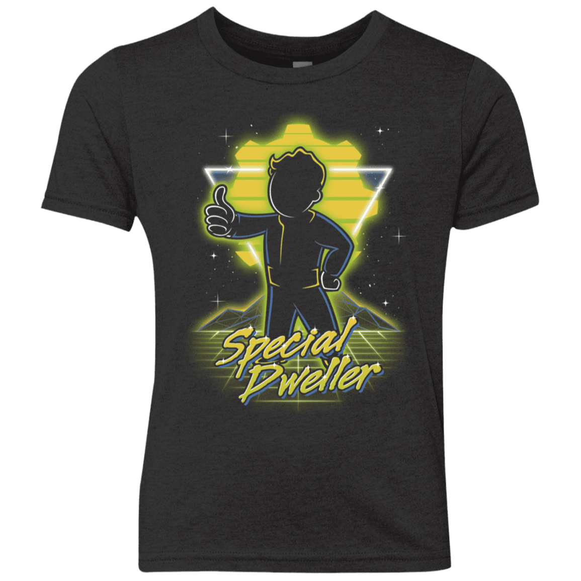 T-Shirts Vintage Black / YXS Retro Special Dweller Youth Triblend T-Shirt