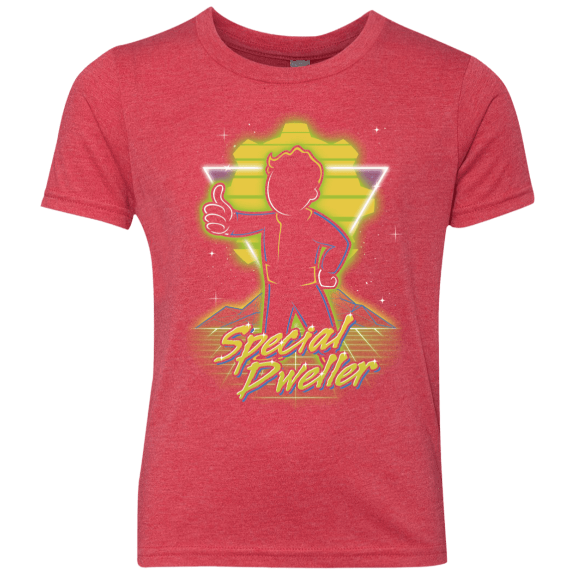 T-Shirts Vintage Red / YXS Retro Special Dweller Youth Triblend T-Shirt