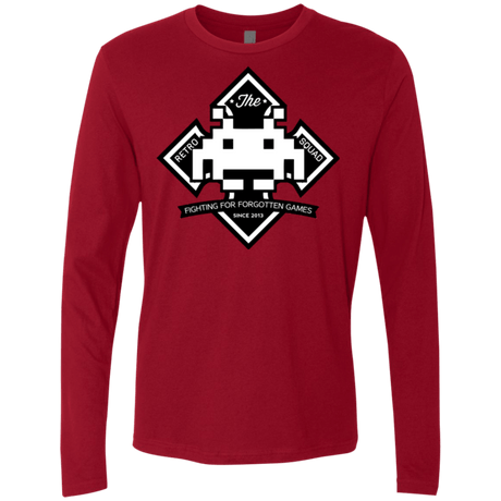 T-Shirts Cardinal / Small Retro Squad Men's Premium Long Sleeve