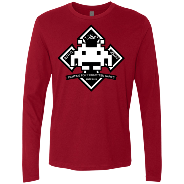 T-Shirts Cardinal / Small Retro Squad Men's Premium Long Sleeve