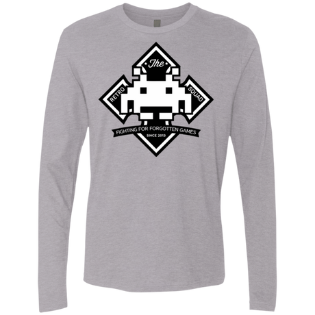 T-Shirts Heather Grey / Small Retro Squad Men's Premium Long Sleeve