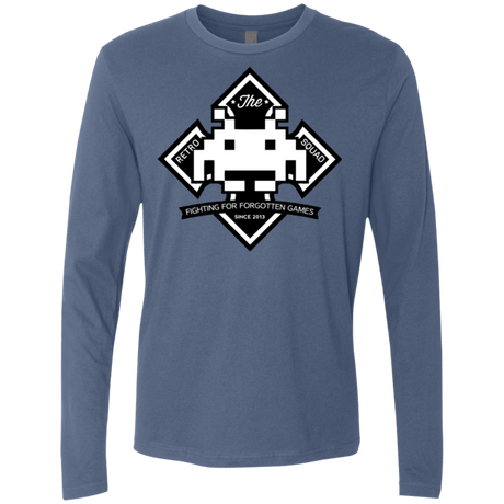 T-Shirts Indigo / Small Retro Squad Men's Premium Long Sleeve