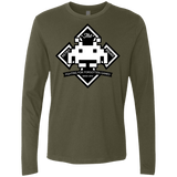 T-Shirts Military Green / Small Retro Squad Men's Premium Long Sleeve
