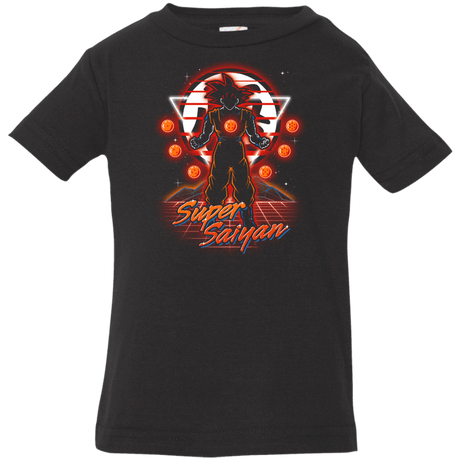T-Shirts Black / 6 Months Retro Super Saiyan Infant Premium T-Shirt