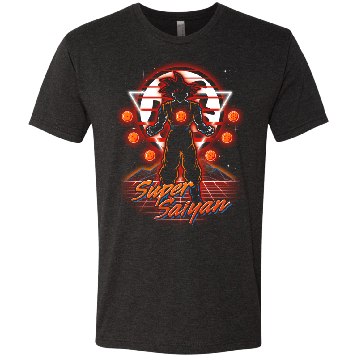 Retro Super Saiyan Men's Triblend T-Shirt