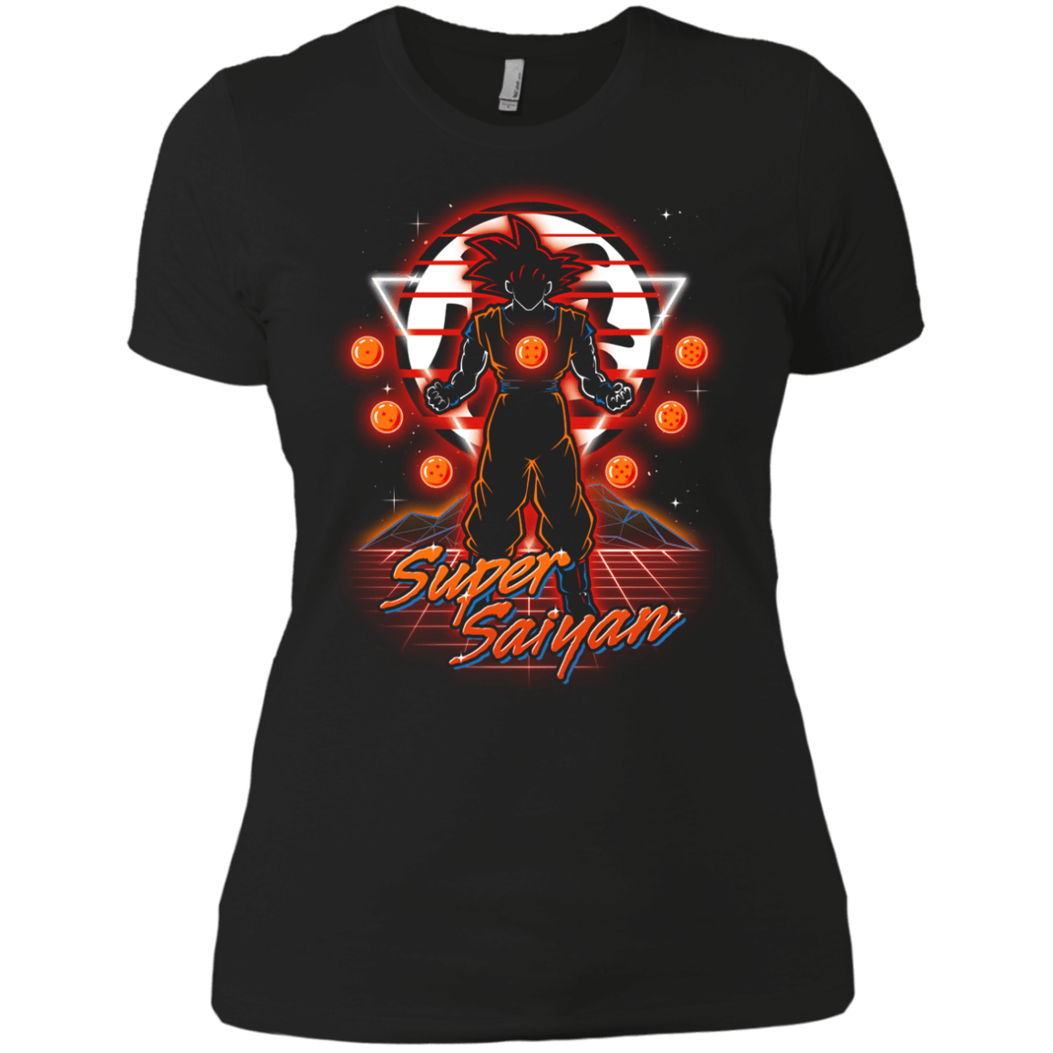 Retro Super Saiyan Women's Premium T-Shirt