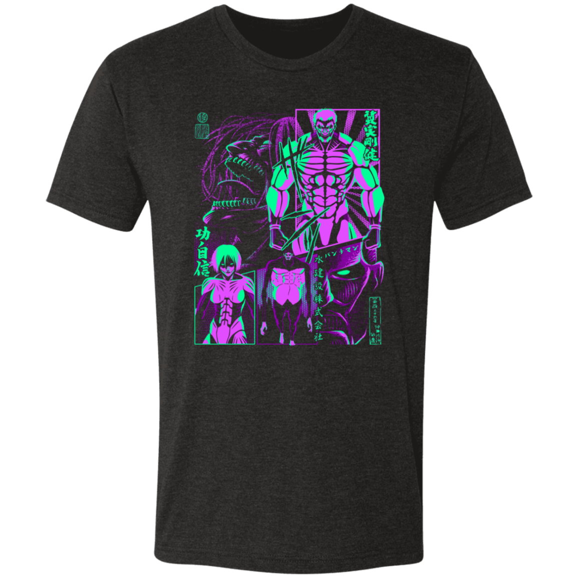 T-Shirts Vintage Black / S Retro Titans Men's Triblend T-Shirt