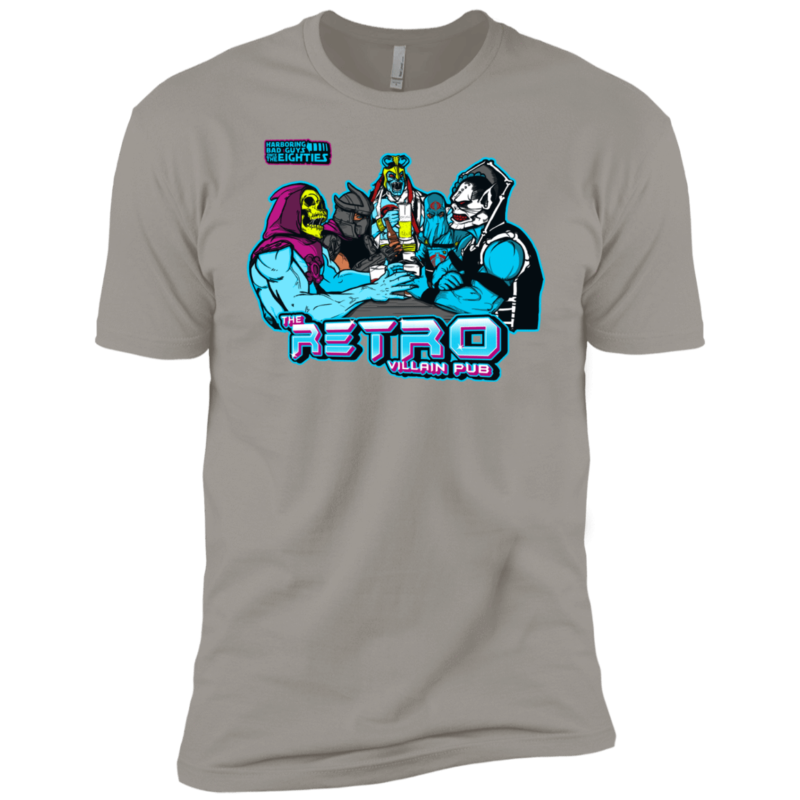 T-Shirts Light Grey / YXS Retro Villain Pub Boys Premium T-Shirt