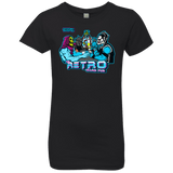 T-Shirts Black / YXS Retro Villain Pub Girls Premium T-Shirt