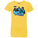 T-Shirts Vibrant Yellow / YXS Retro Villain Pub Girls Premium T-Shirt