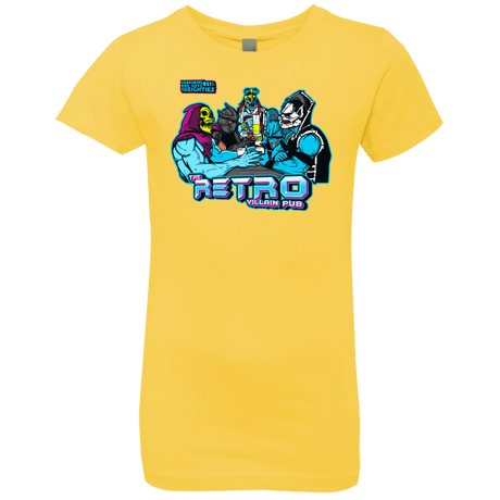 T-Shirts Vibrant Yellow / YXS Retro Villain Pub Girls Premium T-Shirt