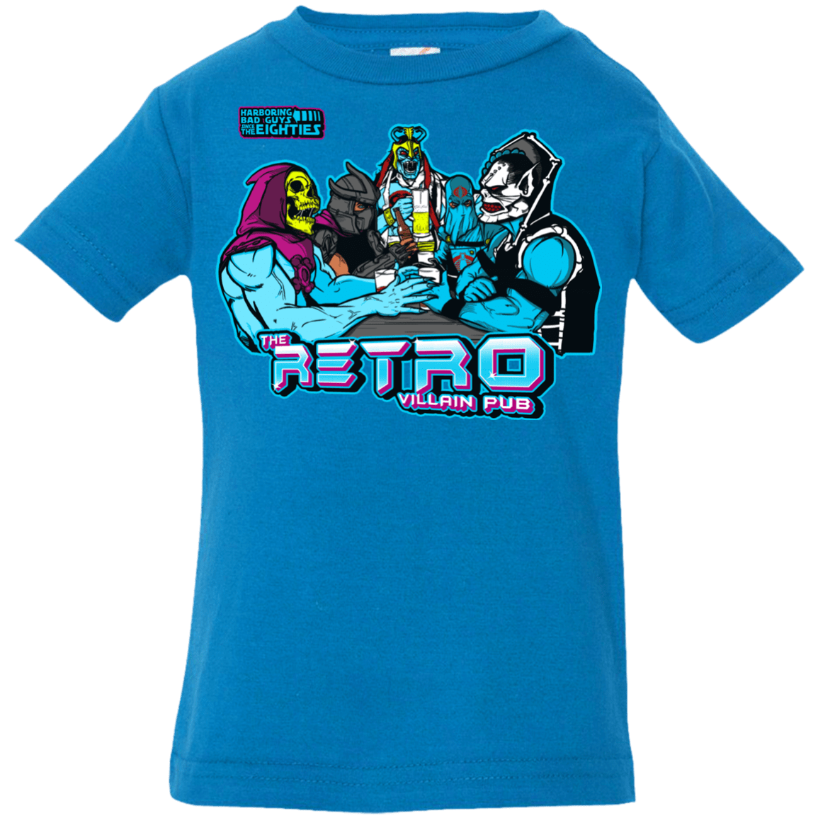 T-Shirts Cobalt / 6 Months Retro Villain Pub Infant Premium T-Shirt