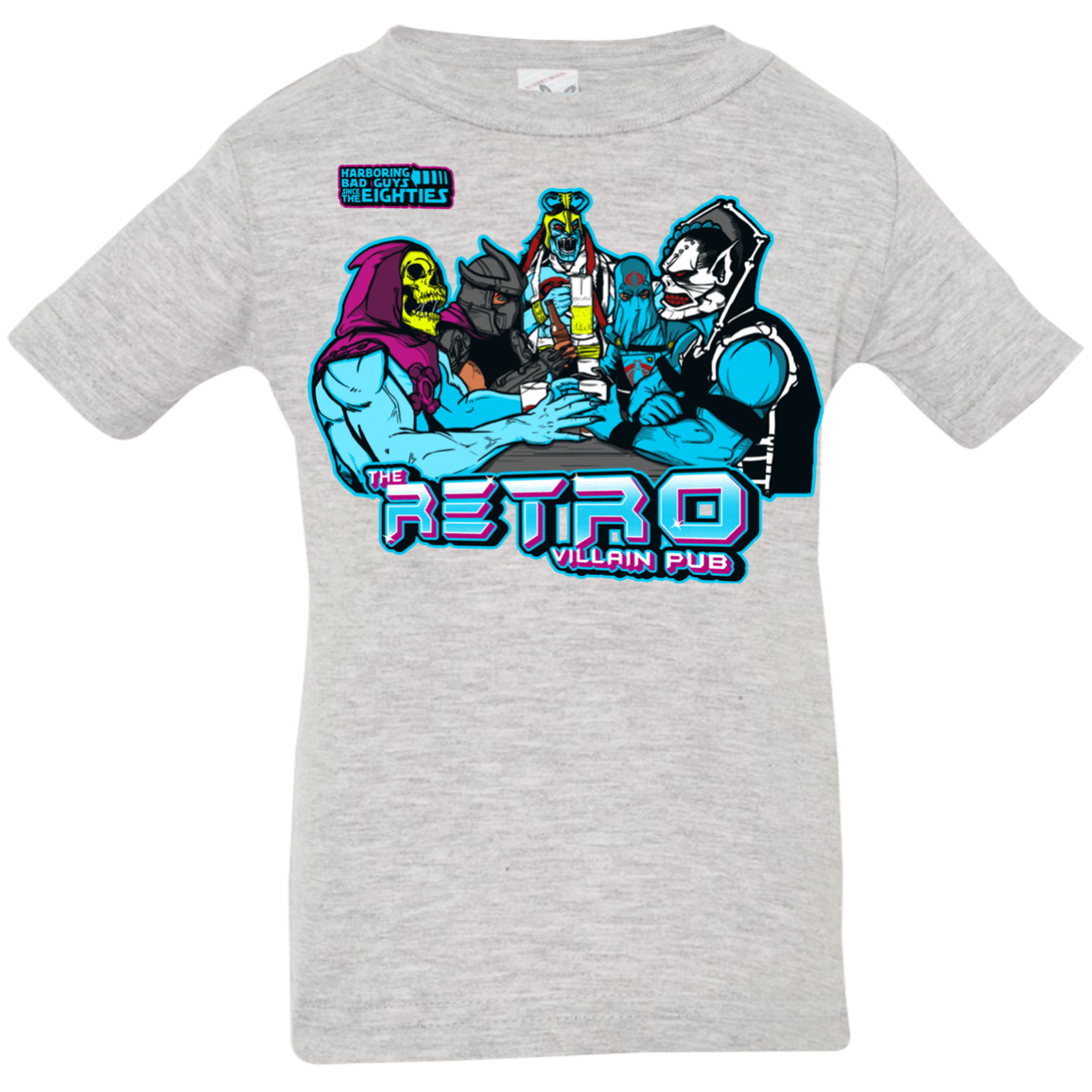 T-Shirts Heather Grey / 6 Months Retro Villain Pub Infant Premium T-Shirt