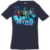 T-Shirts Navy / 6 Months Retro Villain Pub Infant Premium T-Shirt