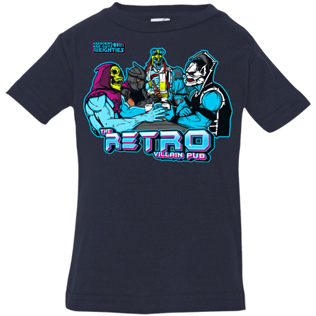 T-Shirts Navy / 6 Months Retro Villain Pub Infant Premium T-Shirt