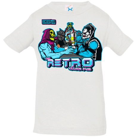 T-Shirts White / 6 Months Retro Villain Pub Infant Premium T-Shirt