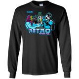 T-Shirts Black / S Retro Villain Pub Men's Long Sleeve T-Shirt