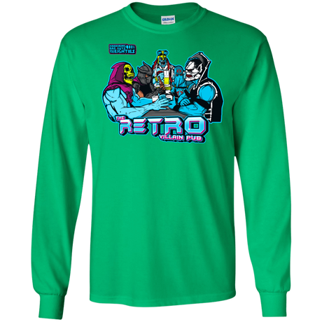 T-Shirts Irish Green / S Retro Villain Pub Men's Long Sleeve T-Shirt