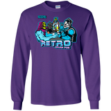 T-Shirts Purple / S Retro Villain Pub Men's Long Sleeve T-Shirt