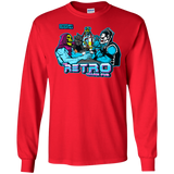 T-Shirts Red / S Retro Villain Pub Men's Long Sleeve T-Shirt