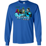 T-Shirts Royal / S Retro Villain Pub Men's Long Sleeve T-Shirt