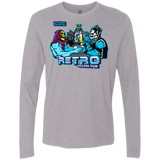 T-Shirts Heather Grey / S Retro Villain Pub Men's Premium Long Sleeve