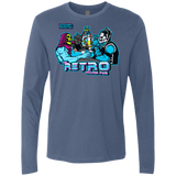 T-Shirts Indigo / S Retro Villain Pub Men's Premium Long Sleeve