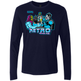 T-Shirts Midnight Navy / S Retro Villain Pub Men's Premium Long Sleeve