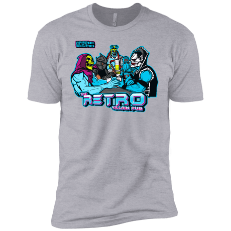 T-Shirts Heather Grey / X-Small Retro Villain Pub Men's Premium T-Shirt