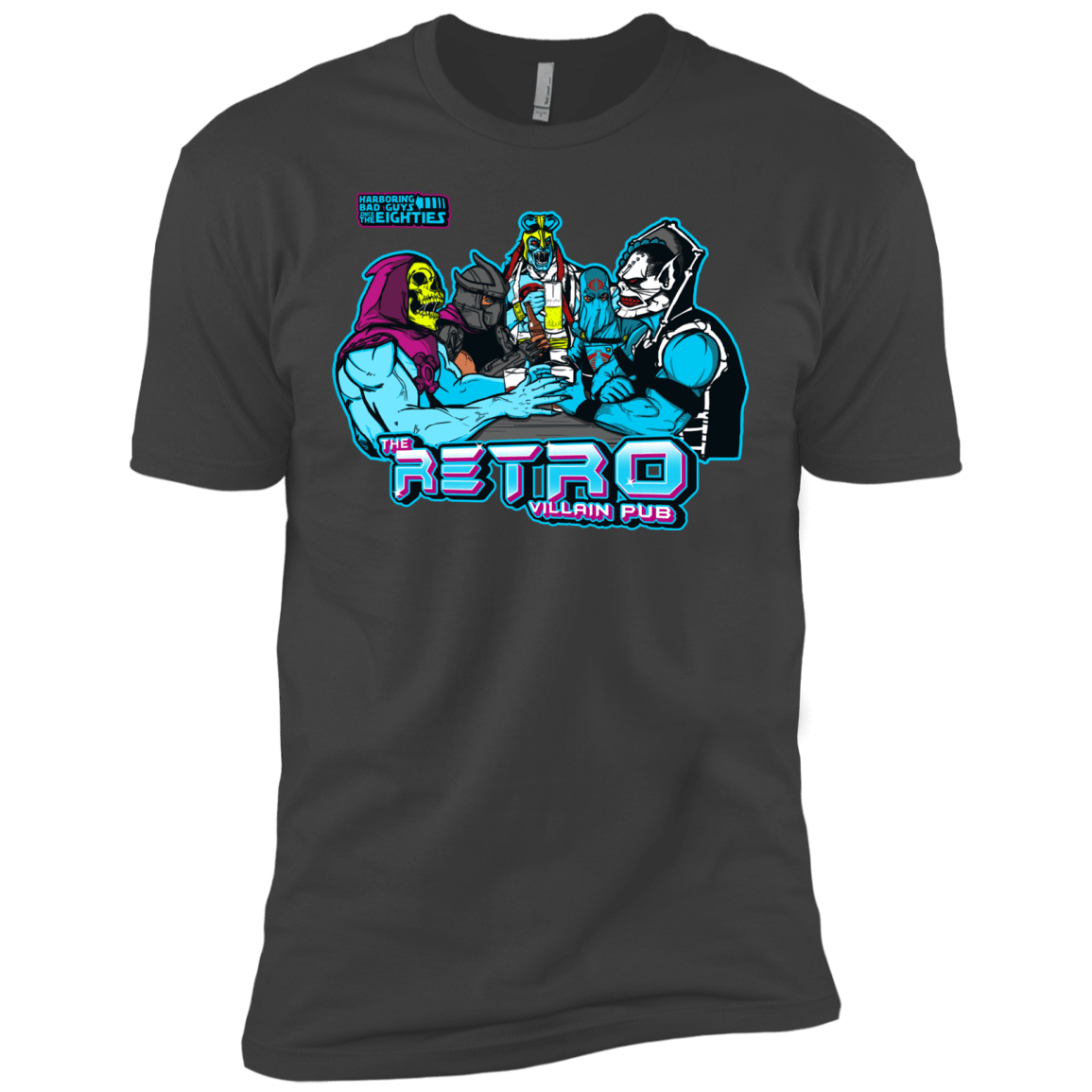 T-Shirts Heavy Metal / X-Small Retro Villain Pub Men's Premium T-Shirt