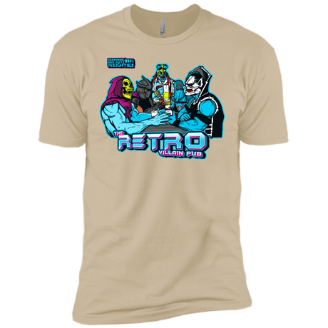T-Shirts Sand / X-Small Retro Villain Pub Men's Premium T-Shirt