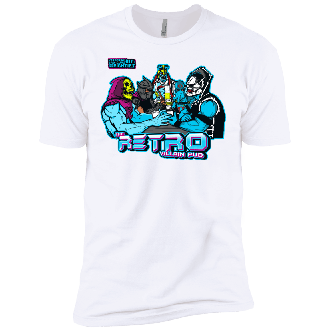 T-Shirts White / X-Small Retro Villain Pub Men's Premium T-Shirt
