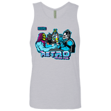 T-Shirts Heather Grey / S Retro Villain Pub Men's Premium Tank Top