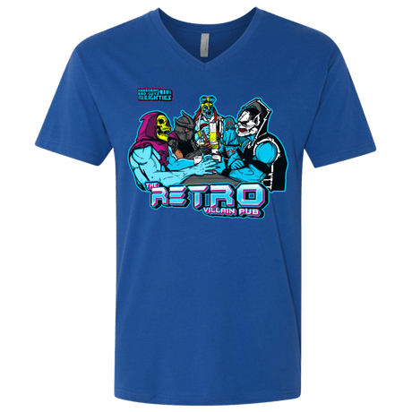 T-Shirts Royal / X-Small Retro Villain Pub Men's Premium V-Neck