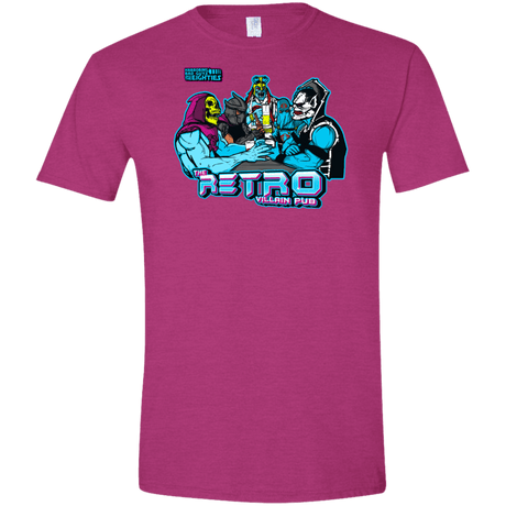 T-Shirts Antique Heliconia / S Retro Villain Pub Men's Semi-Fitted Softstyle