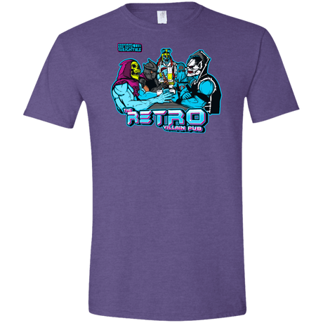 T-Shirts Heather Purple / S Retro Villain Pub Men's Semi-Fitted Softstyle