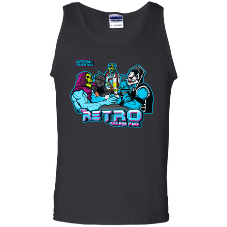 T-Shirts Black / S Retro Villain Pub Men's Tank Top