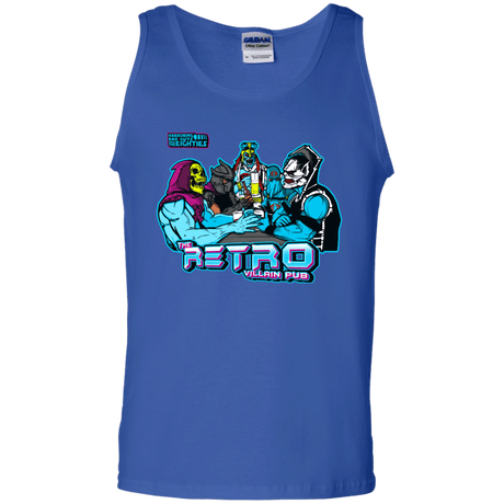 T-Shirts Royal / S Retro Villain Pub Men's Tank Top