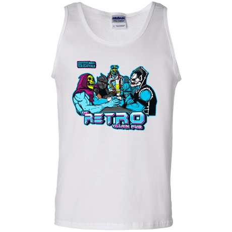T-Shirts White / S Retro Villain Pub Men's Tank Top