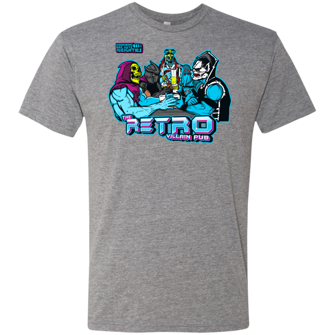 T-Shirts Premium Heather / S Retro Villain Pub Men's Triblend T-Shirt