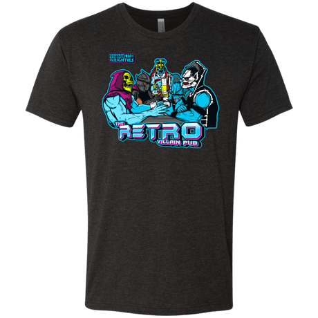 T-Shirts Vintage Black / S Retro Villain Pub Men's Triblend T-Shirt
